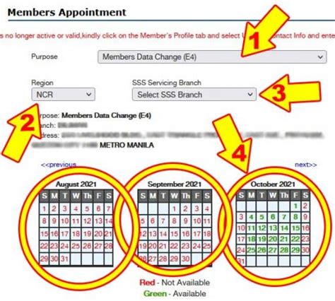 sss schedule appointment